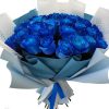 букет 33 синие розы (крашеные)