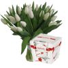 Фото товара 101 красный тюльпан в коробке