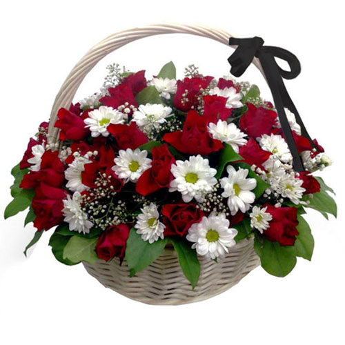 корзина цветов на похороны в Полтаве