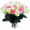 Фото товара Микс розовой розы и альстромерии